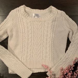 💜Justice crop sweater